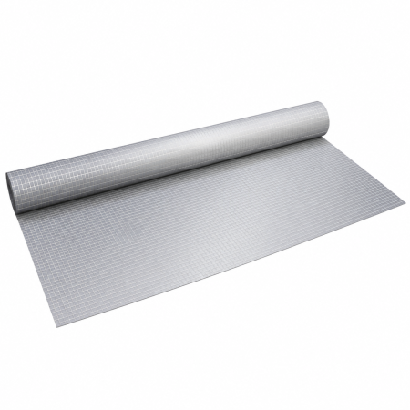 Membrana bariera de vapori aluminizata Knauf Homeseal LDS 200, 100 gr/mp, 1.5 x 50 metri
